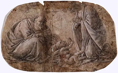 Adoration of the Child Sandro Botticelli